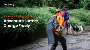 Sonnenenergie to go: Jackery präsentiert SolarSaga 40 Air, die neue Generation des faltbaren Mini-Solarpanels im Tablet-Format