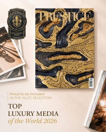 Pressemitteilung: PRESTIGE Magazin als TOP Luxury Media of the World 2026 ausgezeichnet – Francesco Ciringione